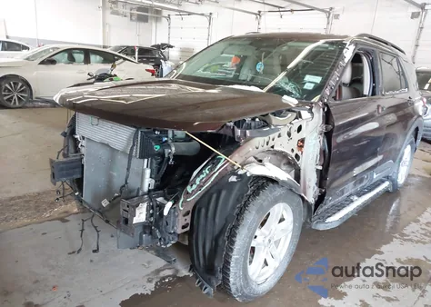 2020 Ford Explorer Xlt z USA, uszkodzony, nr VIN 1FMSK8DH6LGC19327